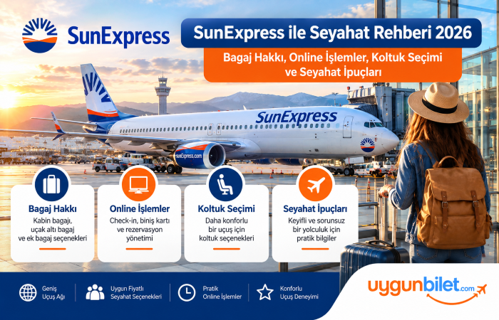 SunExpress Seyahat Rehberi 2026: Bagaj ve Check-in