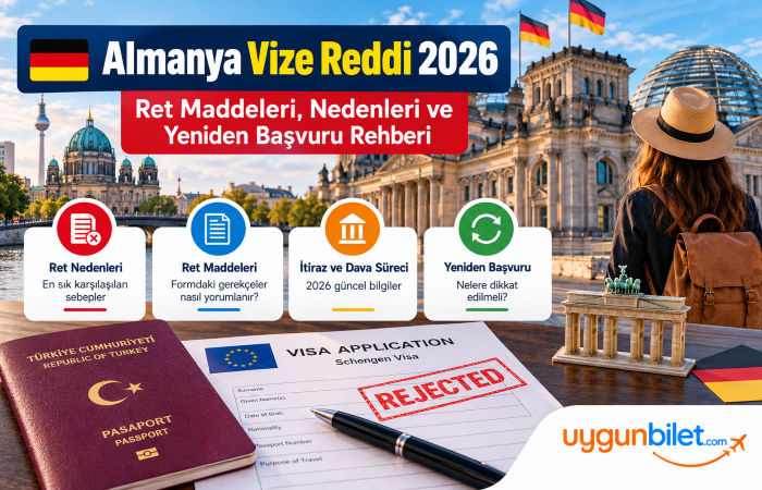 Almanya Vize Reddi 2026: Ret Maddeleri ve Çözümler