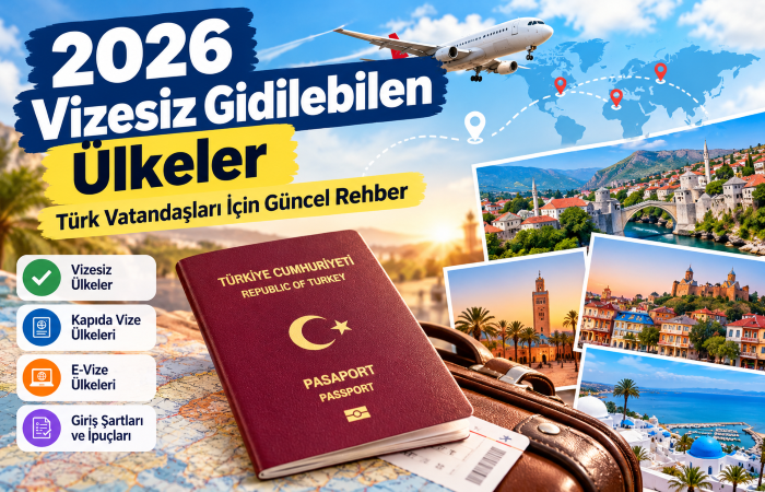 2026 Vizesiz Gidilebilen Ülkeler: Türk Vatandaşları İçin Güncel Rehber