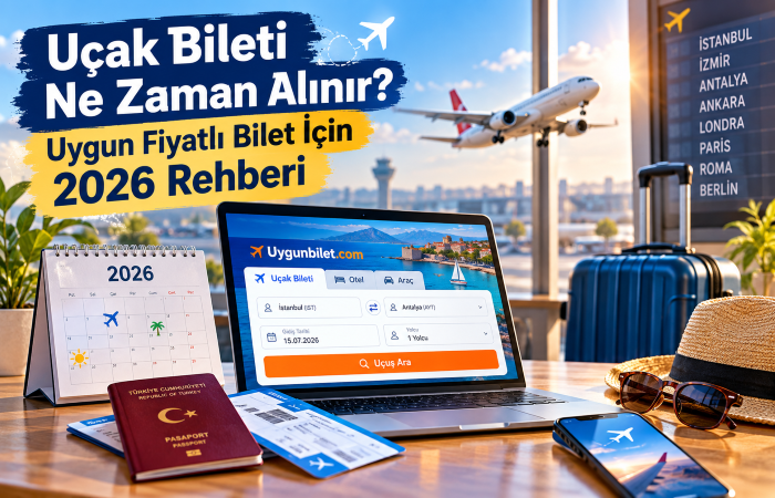 Uçak Bileti Ne Zaman Alınır? Uygun Fiyatlı Bilet İçin 2026 Rehberi