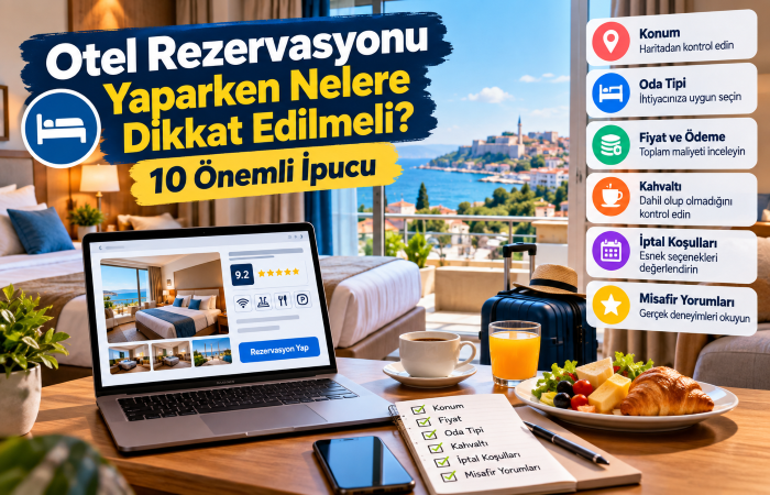 Otel Rezervasyonu Yaparken Nelere Dikkat Edilmeli? 10 Önemli İpucu
